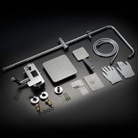 Cascada Allure 8" Digital Shower Faucet System Chrome Finish - Cascada Showers