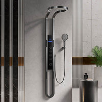 Cascada Aqualuxe 70" Multifunction Circular Digital Shower Panel System