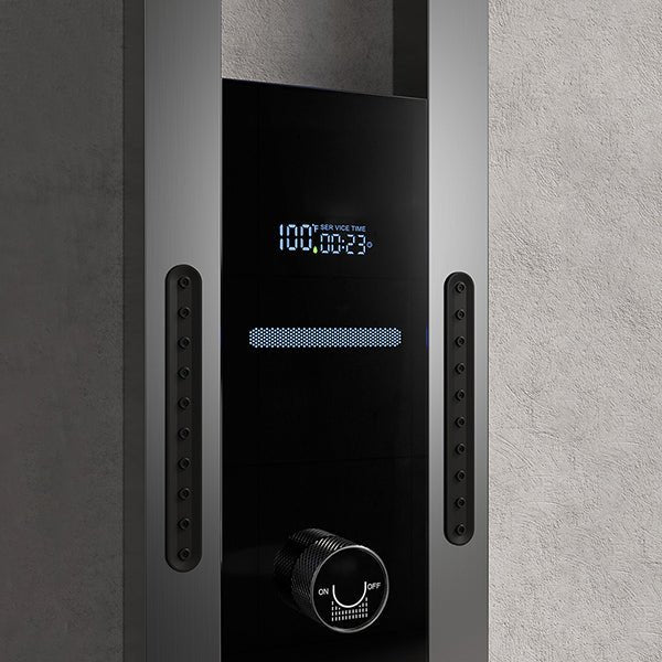 Cascada Aqualuxe 70" Multifunction Circular Digital Shower Panel System