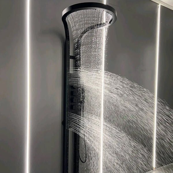 Cascada AquaTech Elite 80" Multifunction Circular Shower Panel System - Cascada Showers