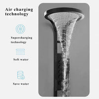 Cascada AquaTech Elite 80" Multifunction Circular Shower Panel System - Cascada Showers