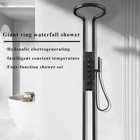 Cascada AquaTech Elite 80" Multifunction Circular Shower Panel System - Cascada Showers