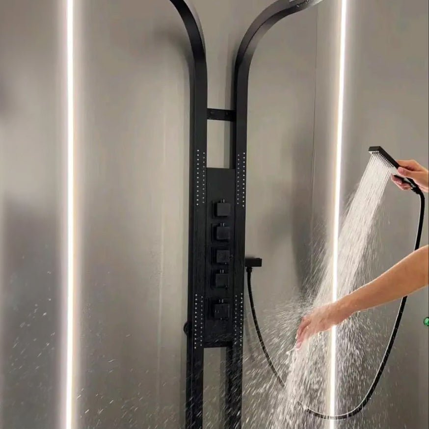 Cascada AquaTech Elite 80" Multifunction Circular Shower Panel System - Cascada Showers