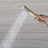 Handheld holder mounted next to Cascada Aspen shower valve