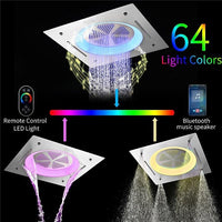 Bluetooth speaker built into shower head for music during your shower