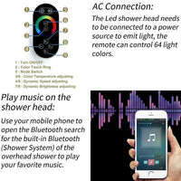 Modern handheld showerhead with Remote Control Feature 