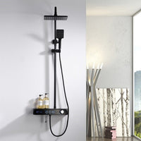 Cascada Caesar 3 function shower set – rainfall bathtub spout handheld matte black