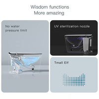 Cascada Capri Smart Toilet with Auto Open, Voice Control & Bidet Functions