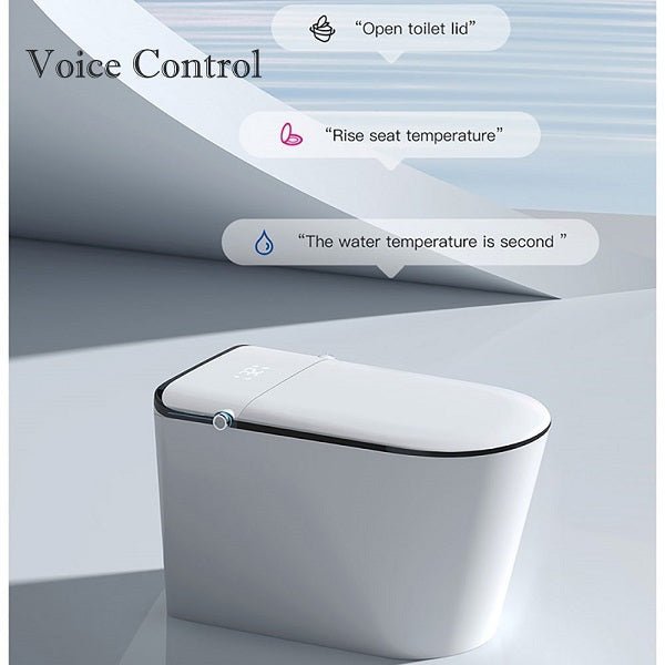 Cascada Capri Smart Toilet with Auto Open, Voice Control & Bidet Functions