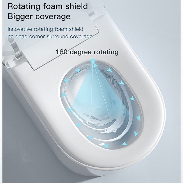 Cascada Capri Smart Toilet with Auto Open, Voice Control & Bidet Functions