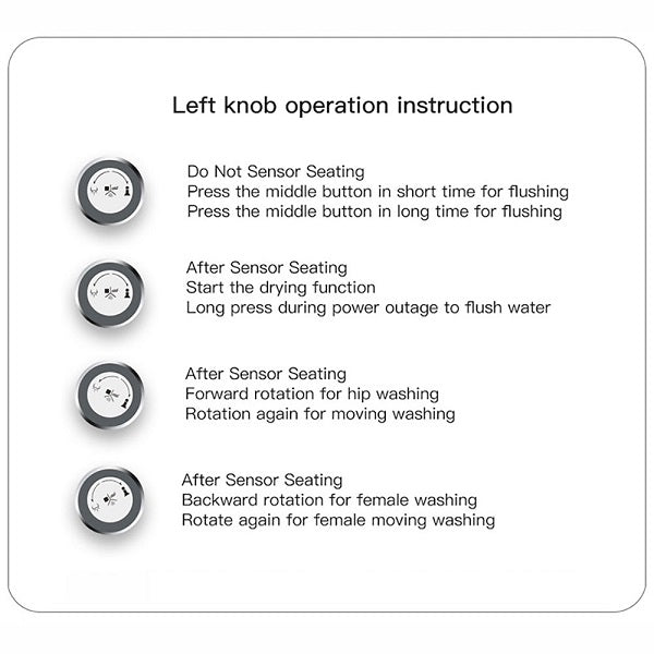 Cascada Capri Smart Toilet with Auto Open, Voice Control & Bidet Functions