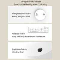 Cascada Capri Smart Toilet with Auto Open, Voice Control & Bidet Functions
