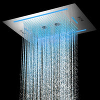 Cascada Florence 23"x31" Music LED Shower System - Cascada Showers