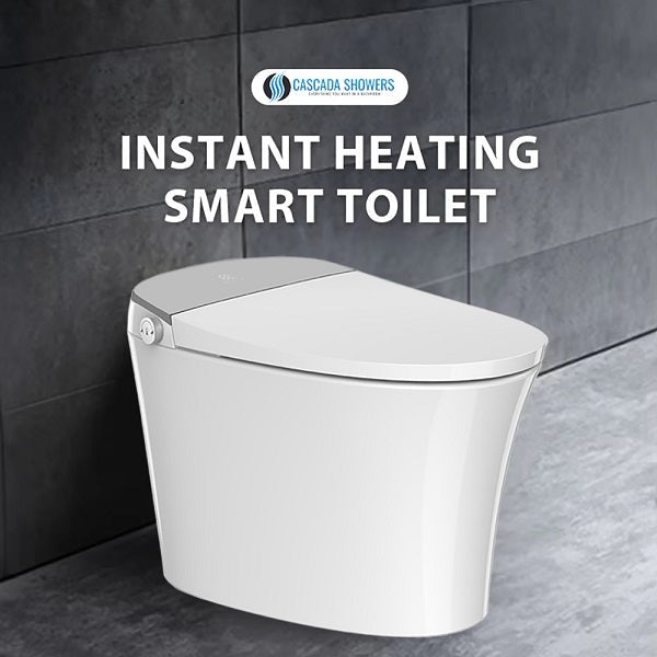 Cascada Florence ADA comfort height smart bidet toilet floor-mounted one-piece white ceramic