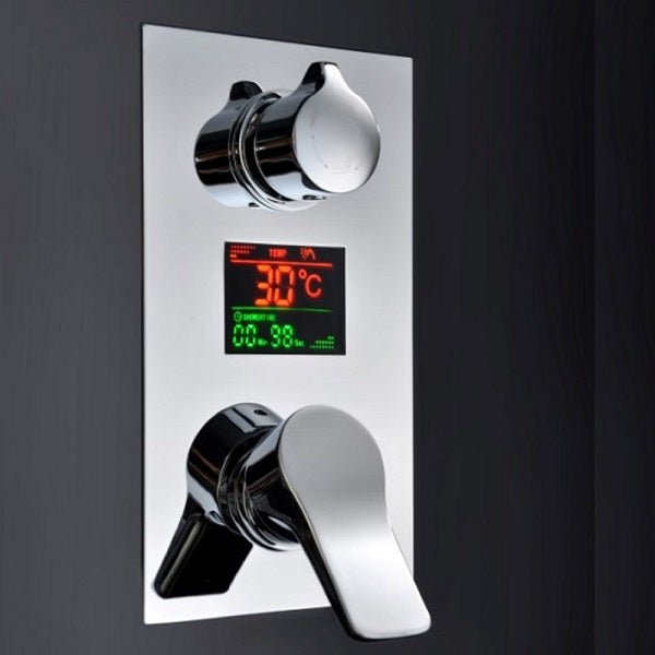 Hydropowered LCD display digital shower controller – Cascada Gallant no batteries