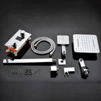 Complete digital shower system package – Cascada Gallant chrome 4 function set