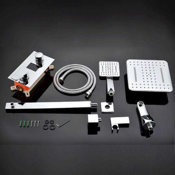 Complete digital shower system package – Cascada Gallant chrome 4 function set