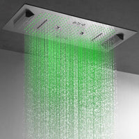 Cascada Genoa 16"x36" Music LED Digital Shower System - Cascada Showers