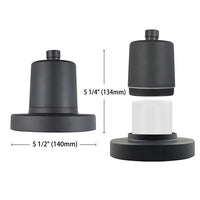 Filtered shower head in matte black with wall mount installation