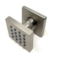 Stainless steel shower head and control handle 