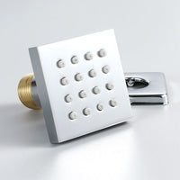 Square shower drain cover with multiple holes 
