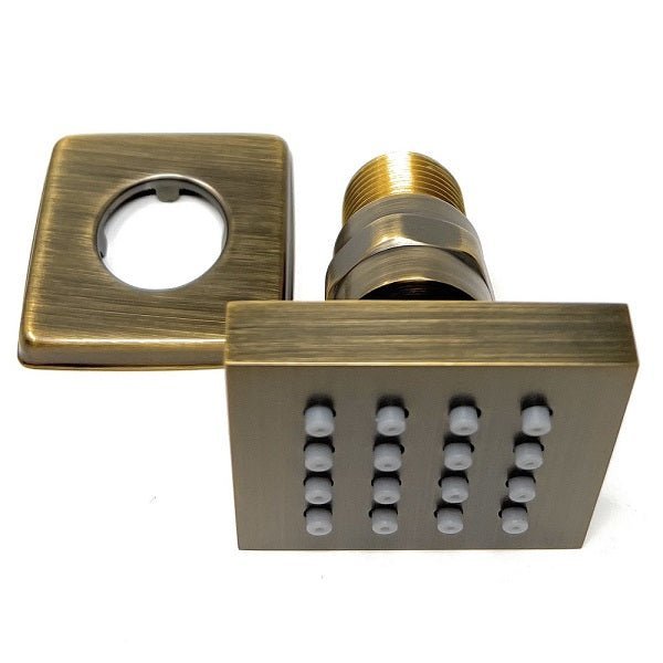 Brass shower head and control valve 