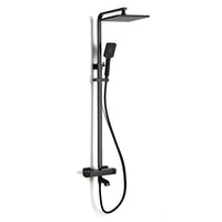 Cascada Rubinetto 10" Matte Black Thermostatic Shower Faucet - Cascada Showers