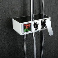 Cascada Serena 8" Digital Shower Faucet Set Chrome Finish - Cascada Showers