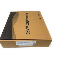 Cardboard box with 'Automatic Ware' branding 