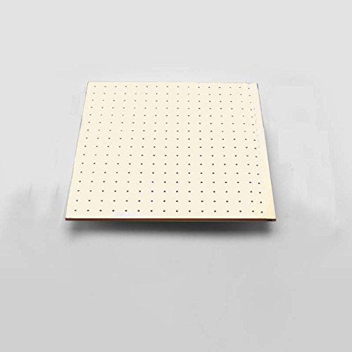 Cascada square rainfall shower head in matte black brushed nickel and gold finishes
