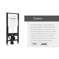 Cascada Torino Wall-Hung Smart Toilet, Dual Flush System