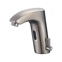 Cascada Brushed Nickel Best Touchless Bathroom Faucet - Hot & Cold