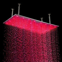 Cascada Tuscany Shower System: LED Rainfall, Massage, Thermostatic Control - Cascada Showers