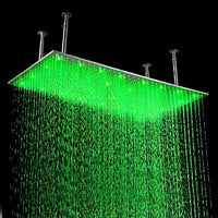 Cascada Tuscany Shower System: LED Rainfall, Massage, Thermostatic Control - Cascada Showers