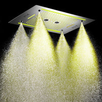 Cascada Venice 23"x31" LED Music Shower Head - Cascada Showers