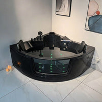 Cascada Venice 59-inch corner jacuzzi installed in modern luxury bathroom