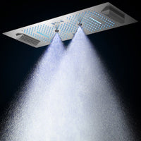 Cascada Verona 16"x36" Music LED Shower System - Cascada Showers