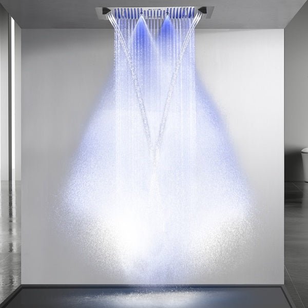 Cascada Verona 16"x36" Music LED Shower System - Cascada Showers