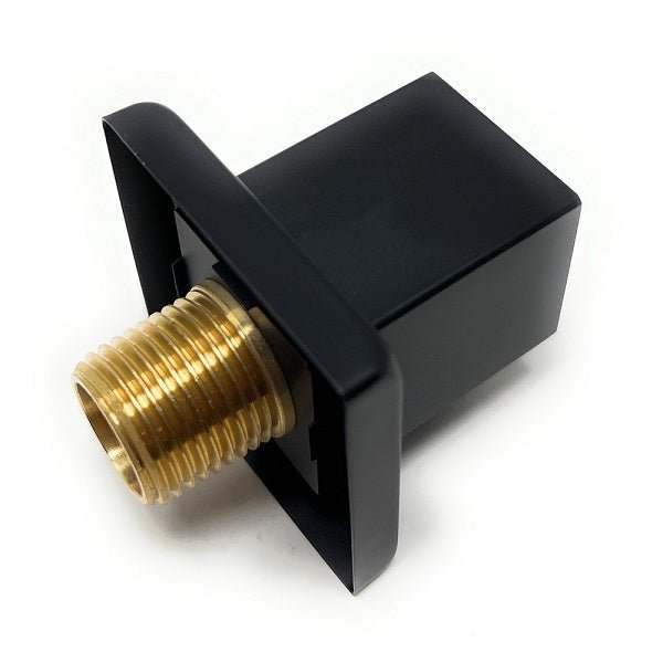 Modern square brass shower elbow contemporary bathroom fitting