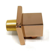 Cascada Square Brass Shower Elbow – Wall Mounted Handheld Shower Hose Connector