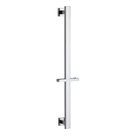 Side knob height adjustment mechanism on Cascada sliding shower bar — loosen slide and lock