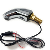 Chrome car wash spray gun with electrical cord of EcoMotion sensor faucet
