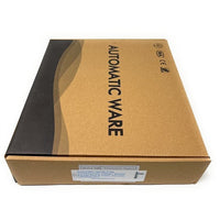 Cardboard box with 'Automatic Ware' branding 