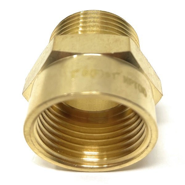 1 inch NPT male to BSPP female brass connector