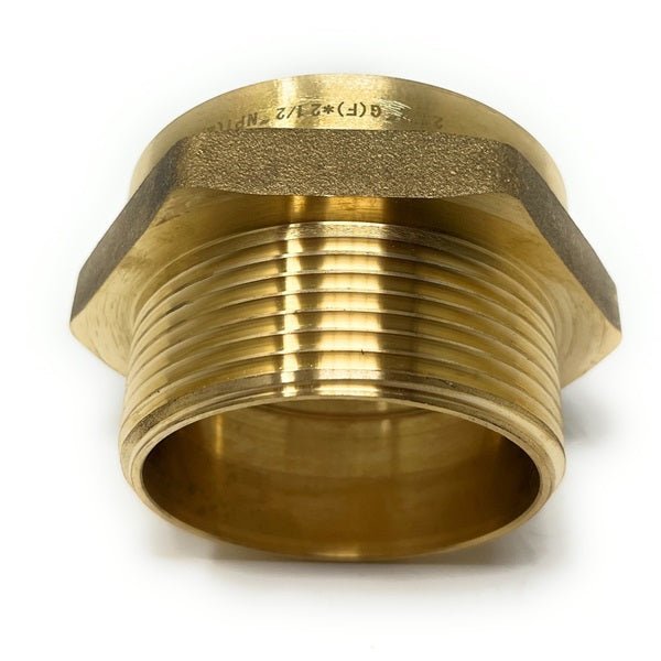 High-quality 2.5 inch G to NPT brass plumbing connector