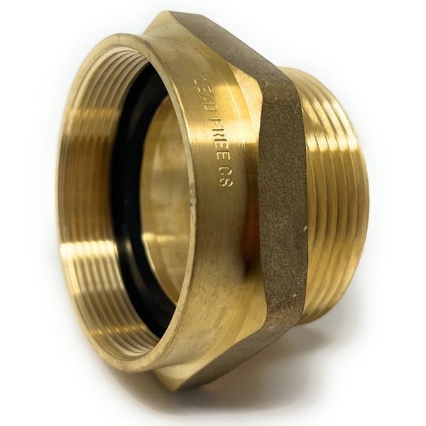 G thread BSPP female brass adapter with NPT male thread