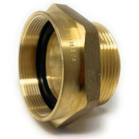 G thread BSPP female brass adapter with NPT male thread