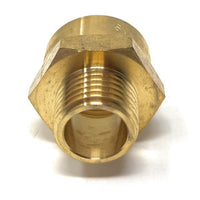 High-quality brass G to NPT thread adapter for plumbing connections