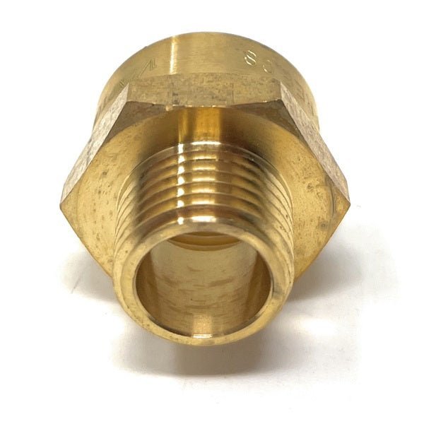 High-quality brass G to NPT thread adapter for plumbing connections