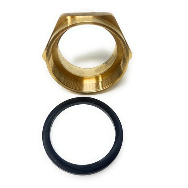 Lead-free brass BSPP to NPT 4 inch thread converter for plumbing and hydraulic use